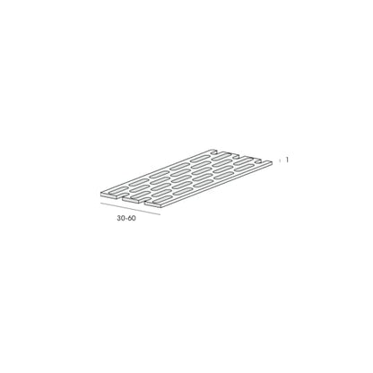 Ventilatieprofiel 60x1 mm op rol