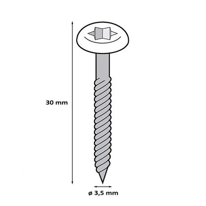VinyPlus Torx Schroef T15 30 mm