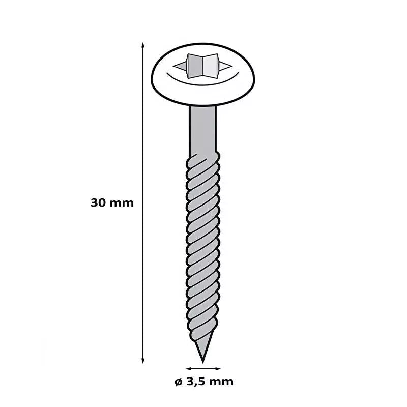 VinyPlus Torx Schroef T15 30 mm